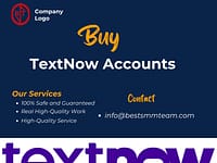 Buy TextNow Accounts | Best SMM Team